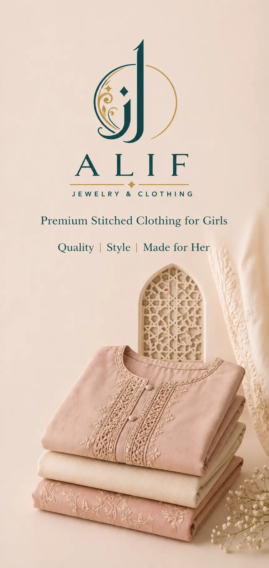 Alif Official — premium unstitched clothing for ladies and gents